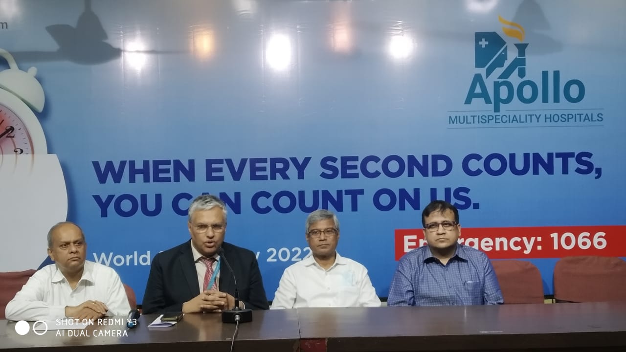 On the occasion of World Stroke Day Apollo Multispeciality Hospitals Kolkata creates awareness about Brain Stroke and how to revive such patients.