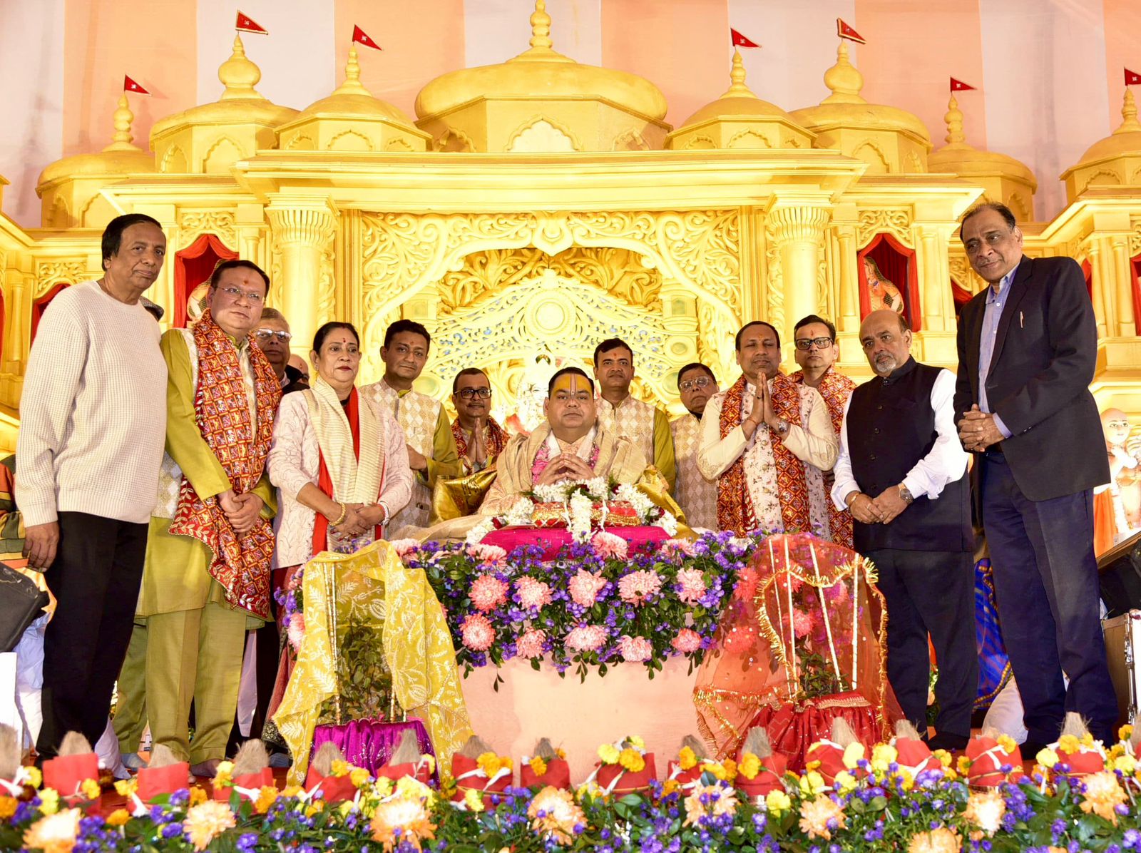 Grand Inauguration of the Seven-Day ‘Shri Chaitanya Bhagwat Katha’ organised by Salt Lake Sanskritik Sansad