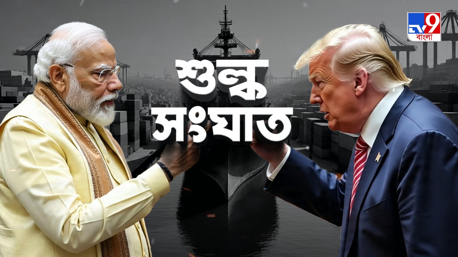 TV9 বাংলার নতুন নিউজ সিরিজ ‘শুল্ক-সংঘাত’। ২৪ অগাস্ট ২০২৫। রবিবার রাত ১০ টায়।