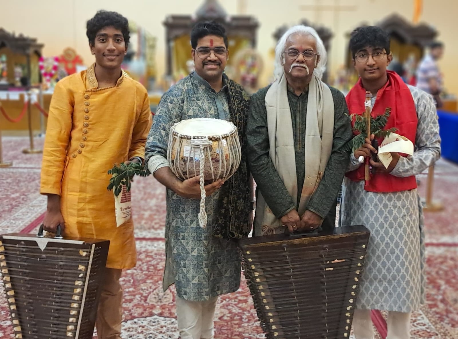 Santoor Ashram Kolkata Mesmerises Los Angeles with a Celebration of Indian Classical Music