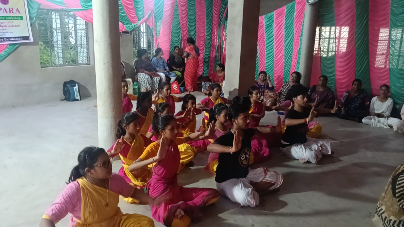ওড়িশি নৃত্য কর্মশালা মঙ্গলকোটে
