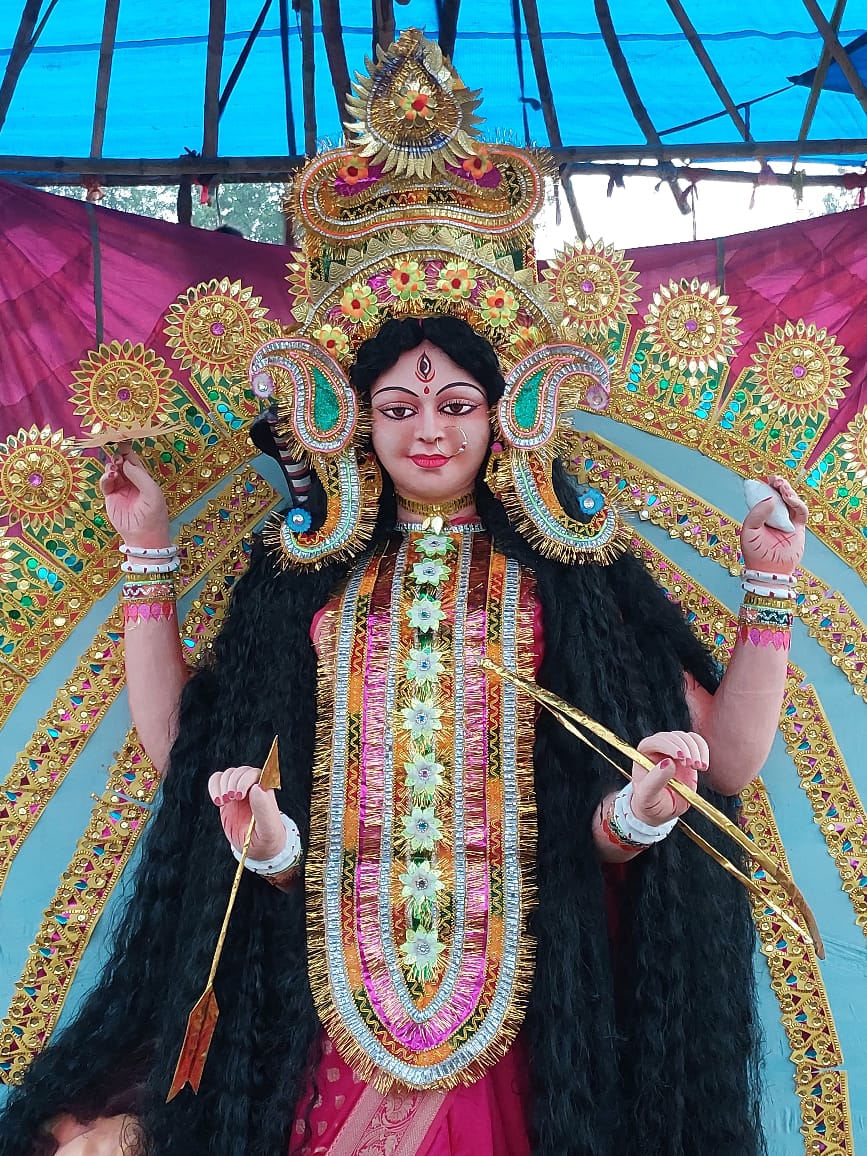 রাইপুরে জগদ্ধাত্রী পুজোর জোর তৎপরতা।।
