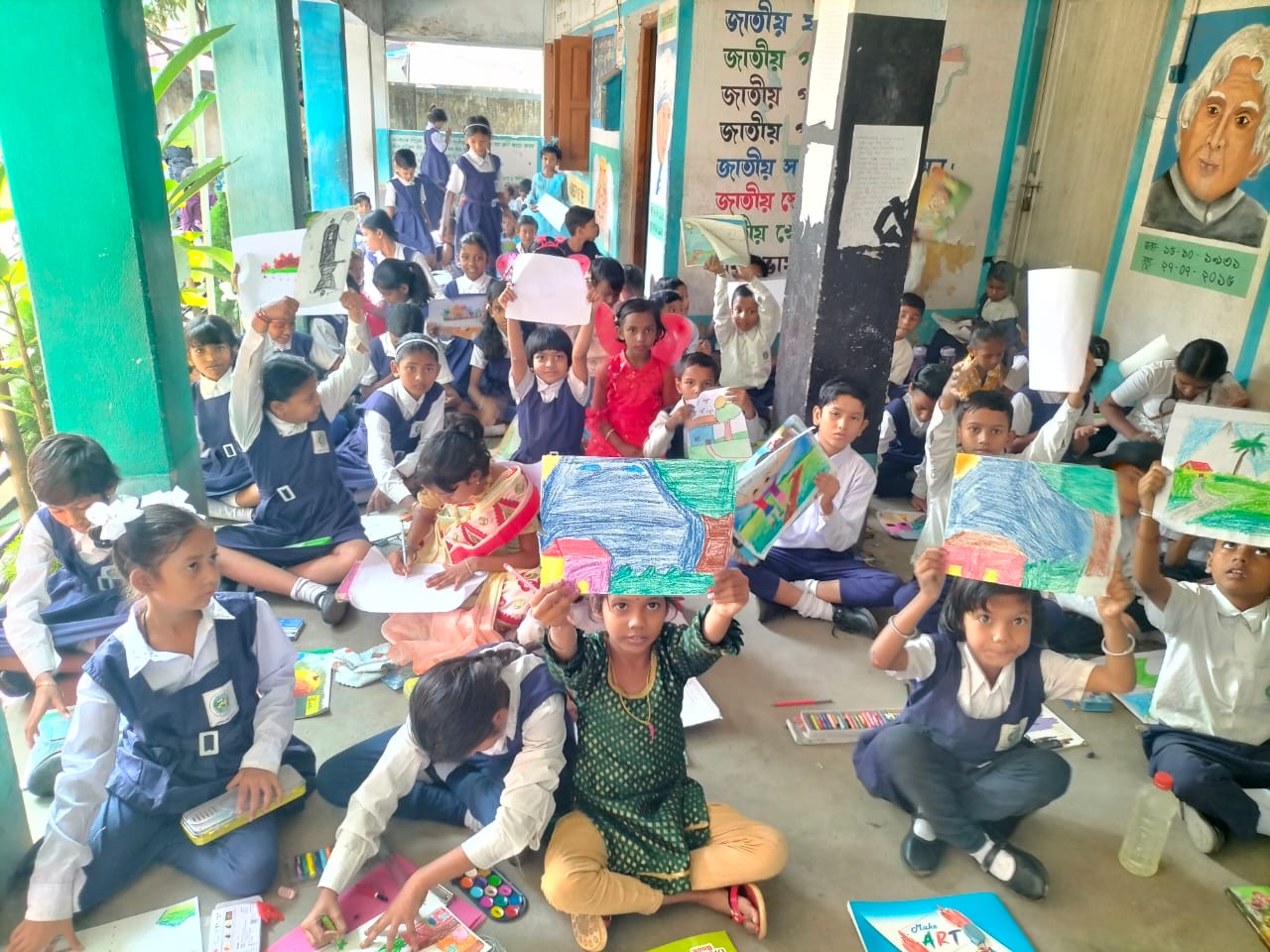 প্রাথমিক বিদ্যালয়ে পালিত হলো শিশু দিবস