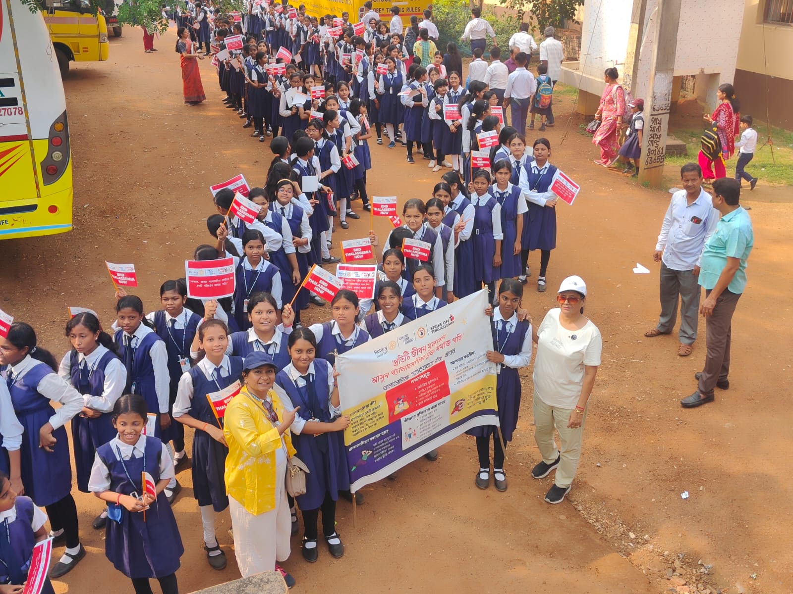 Rotary Club of Calcutta Samaritans held three days Rotary Youth Leadership Awards Program for the Tribal students at Bakura recently