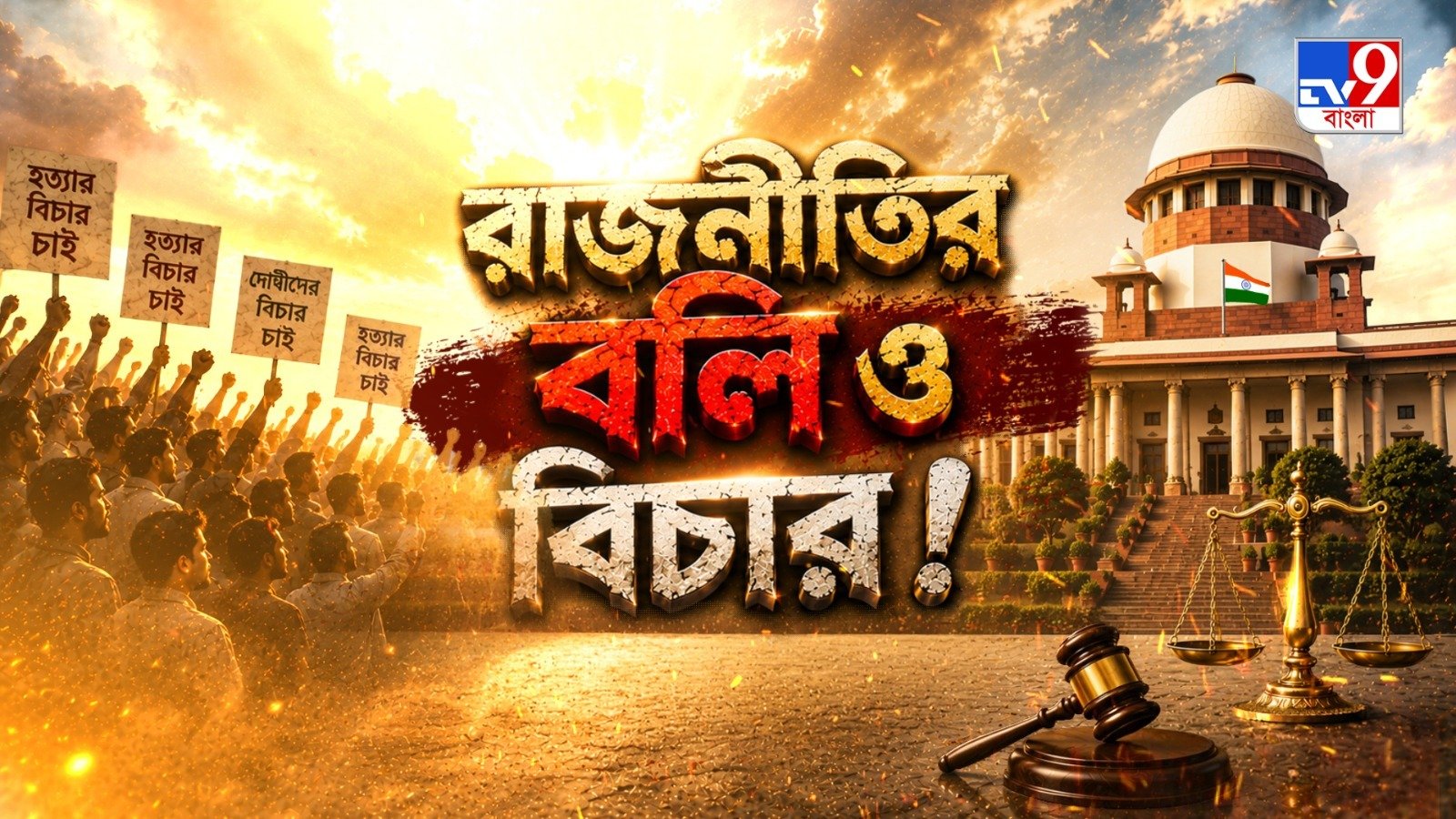 TV9 বাংলার নতুন নিউজ সিরিজ ‘রাজনীতির বলি ও বিচার!’… ১৭ মে ২০২৬, রবিবার রাত ১০ টায়।