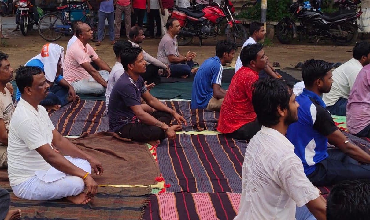 আন্তর্জাতিক যোগা দিবস পালিত হল মঙ্গলকোটে