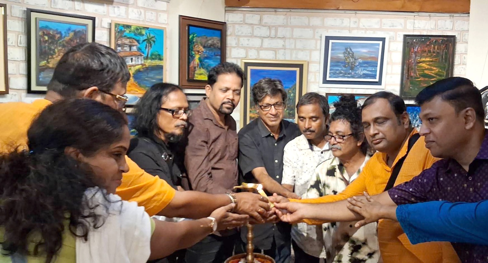 সোমেন বোসের একক চিত্র প্রদর্শনী প্রশংসিত