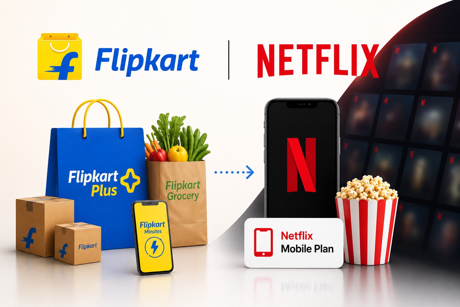 Flipkart Partners Netflix to Reward Everyday Shopping