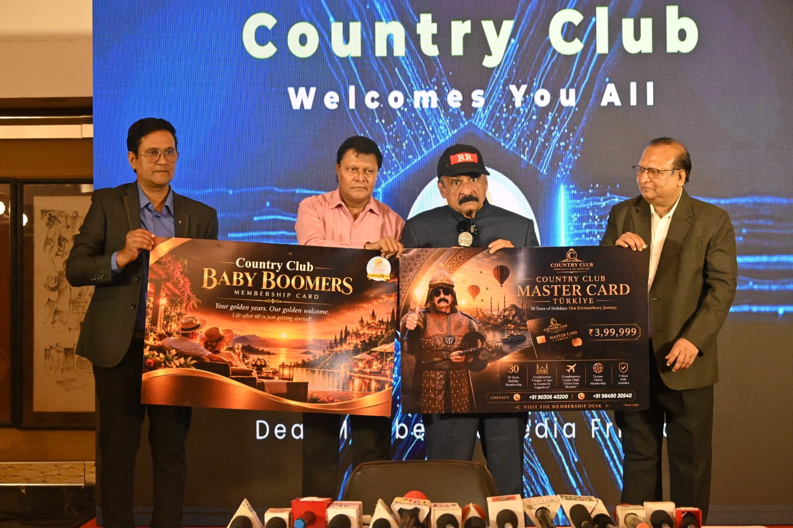 Country club launches master card türkiye andBaby boomers membership cardTo expand international tourism and senior citizen lifestyle benefits